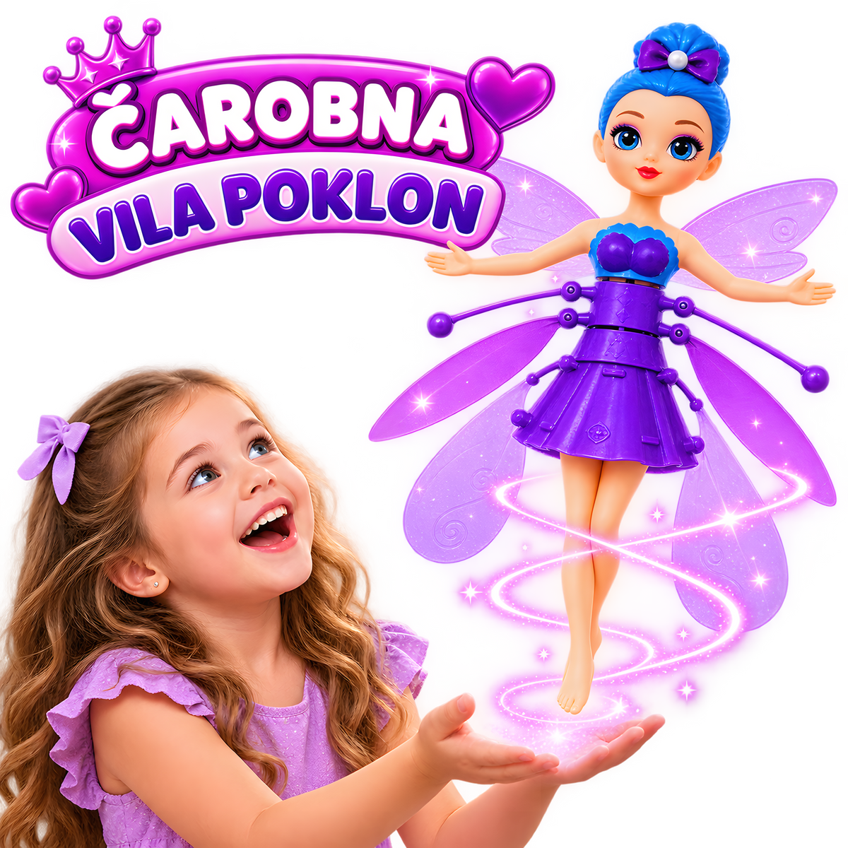 Leteća Vila 3u1 – Poklon Za Male Princeze