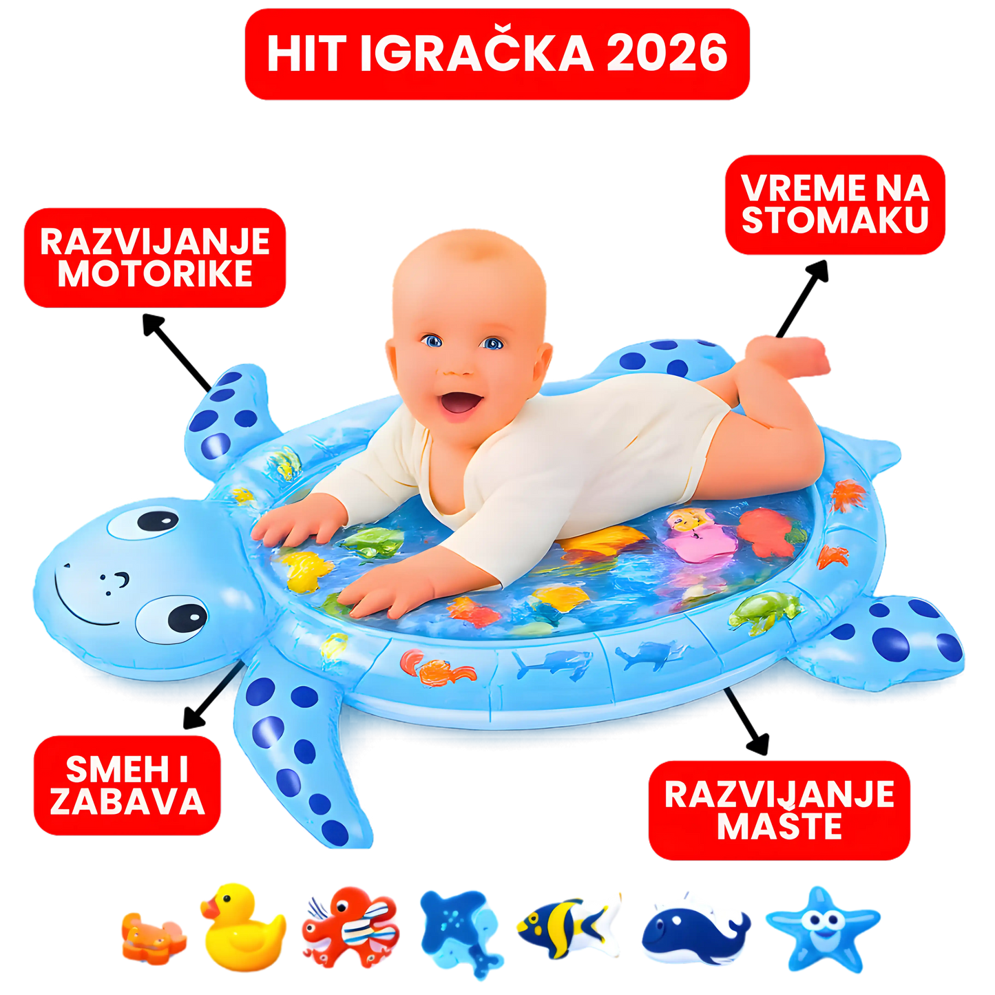 Edukativna Vodena podloga 3U1