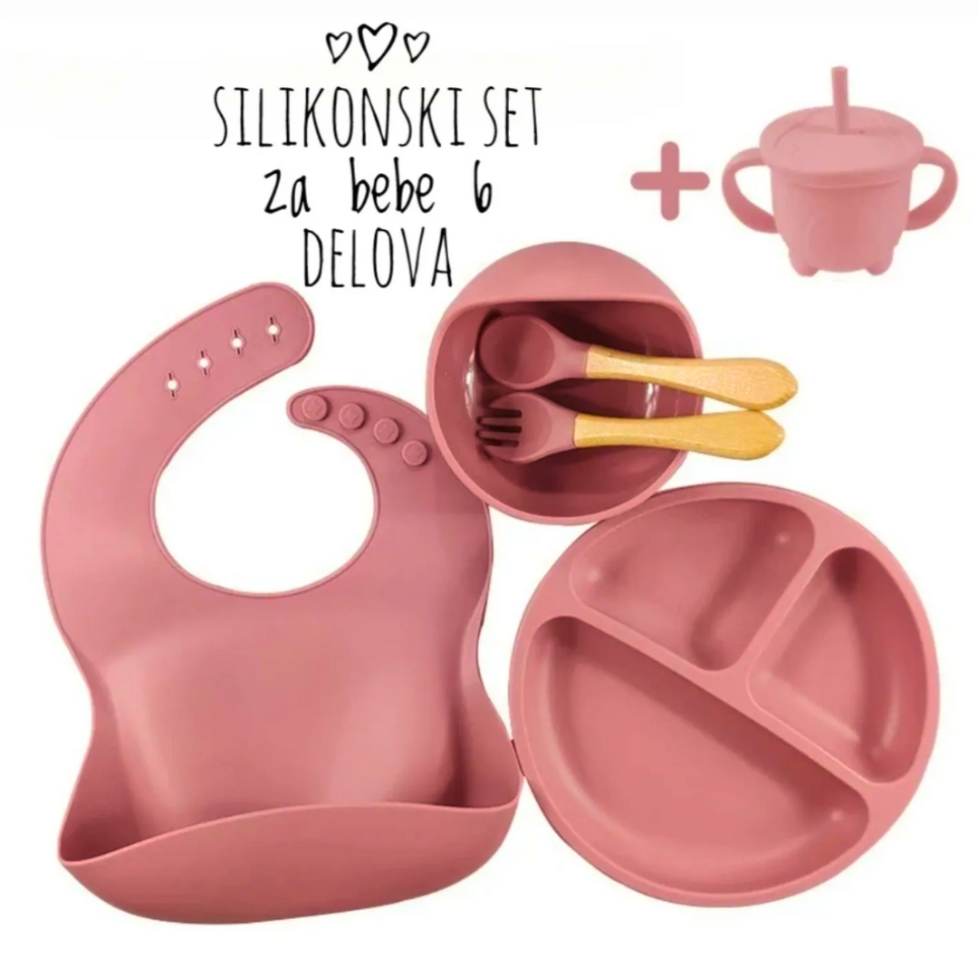 Deciji silikonski set 6u1