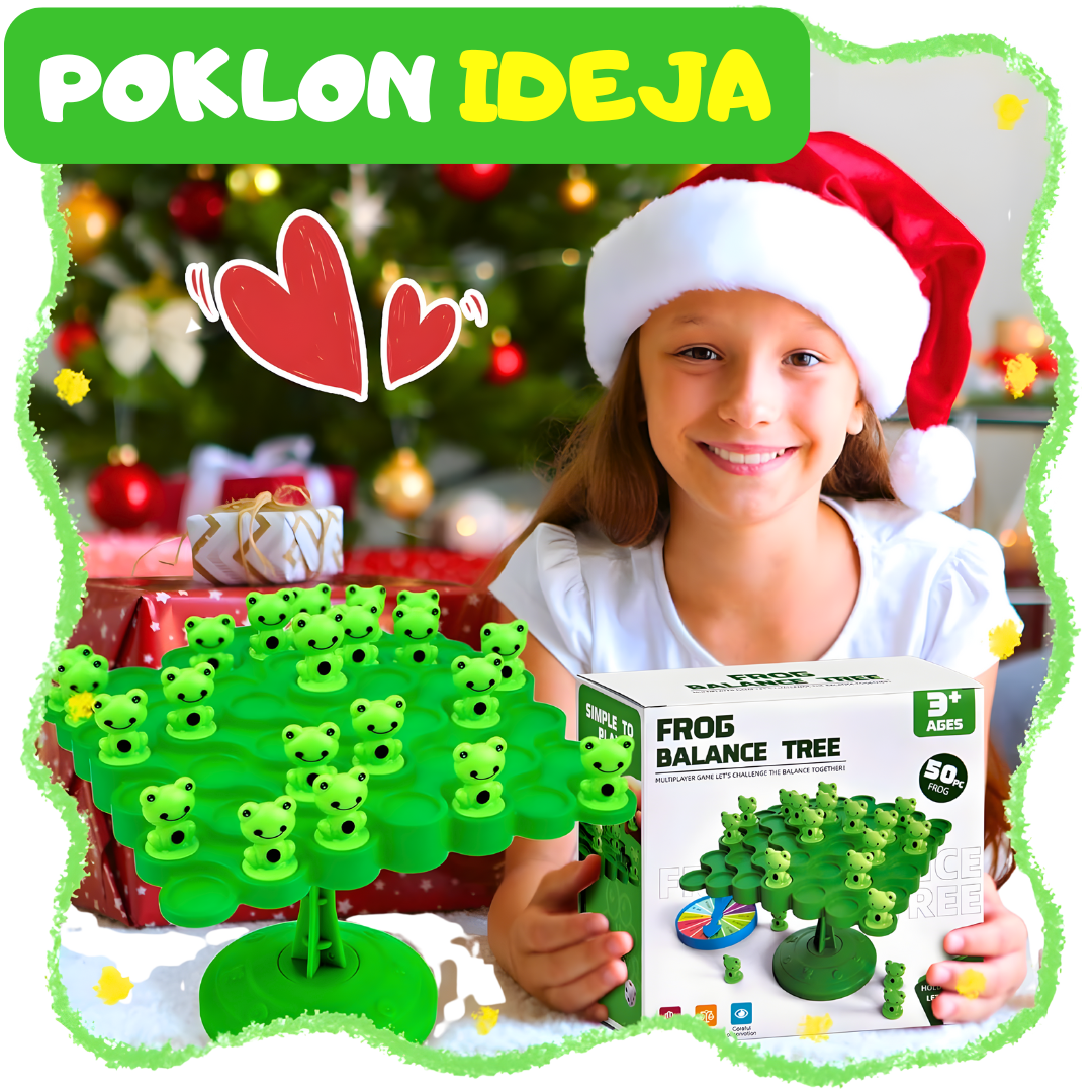 Edukativna igra ravnoteža žabica