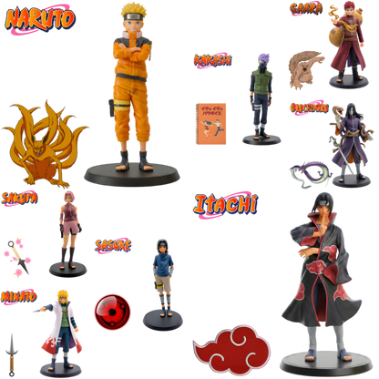 8 Nasumičnih NARUTO figurica - 30cm
