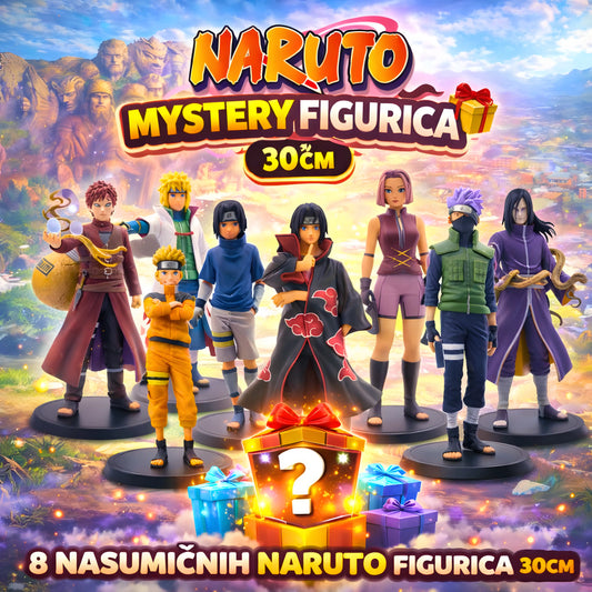 8 Nasumičnih NARUTO figurica - 30cm