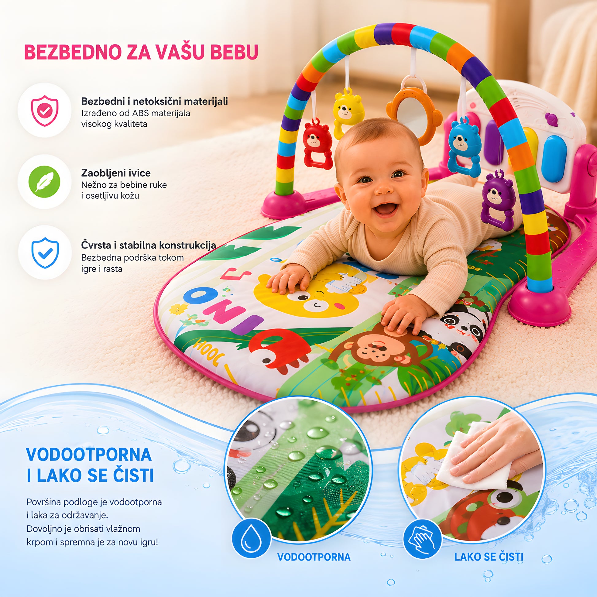 Bebi Gimnastika 5u1 kao poklon za bebu