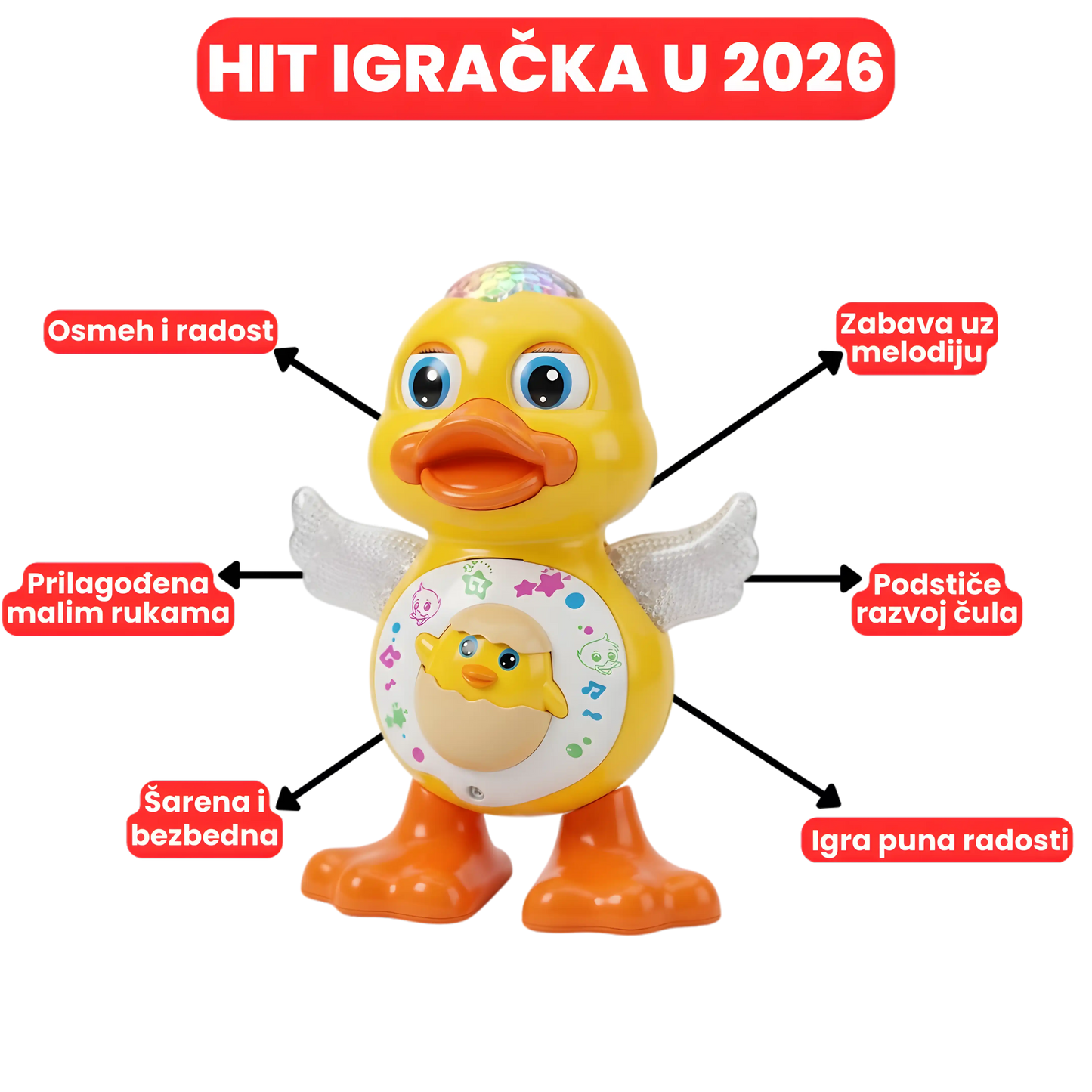 EDUKATIVNO Veselo pače 3u1