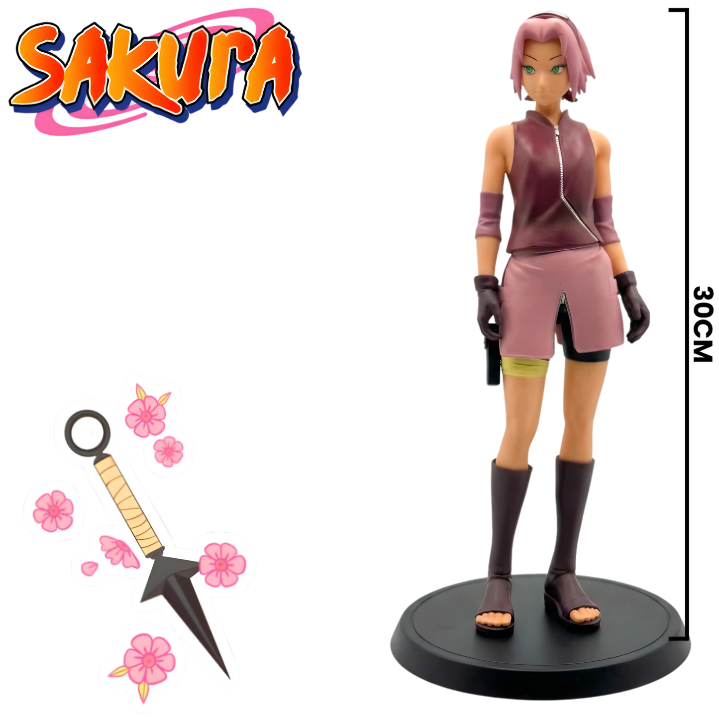 8 Nasumičnih NARUTO figurica - 30cm