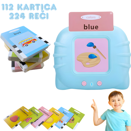 EDUKATIVAN SET PAMETNIH KARTICA ZA UČENJE ENGLESKOG JEZIKA