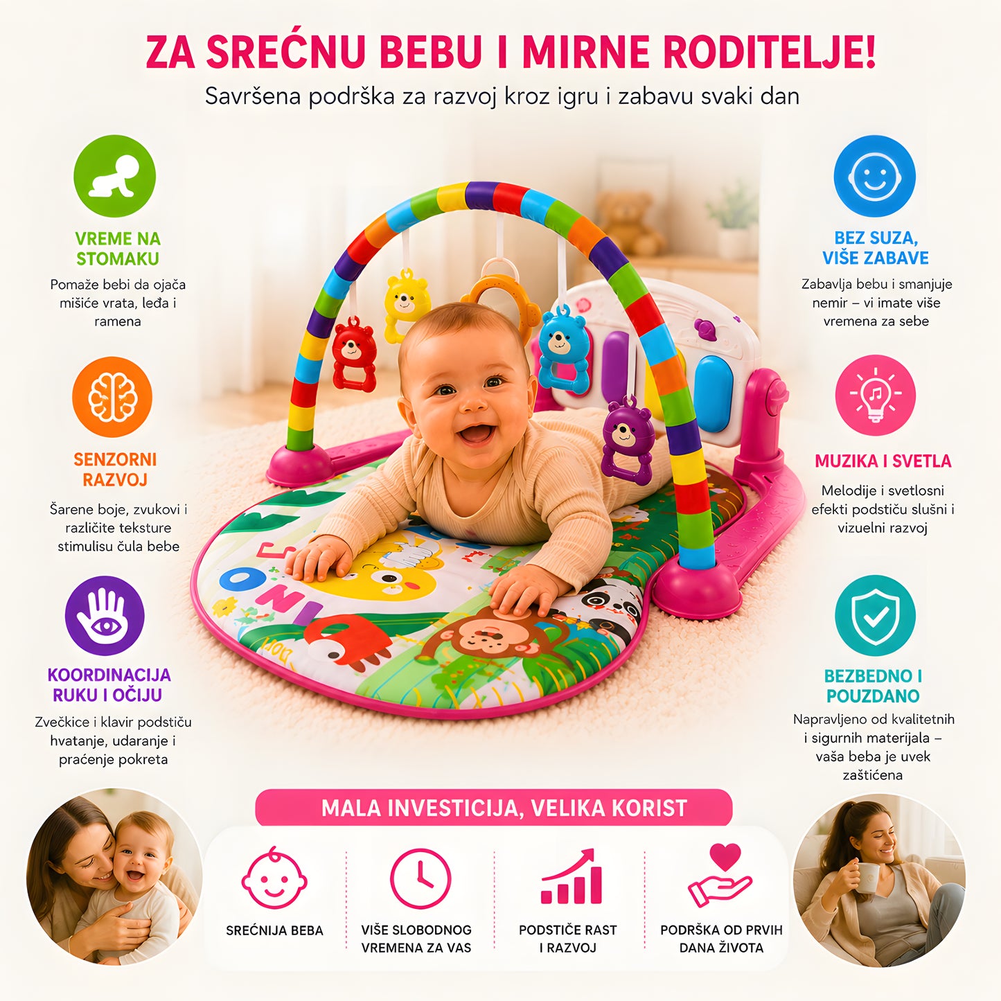 Zašto je Bebi Gimnastika važna za razvoj bebe