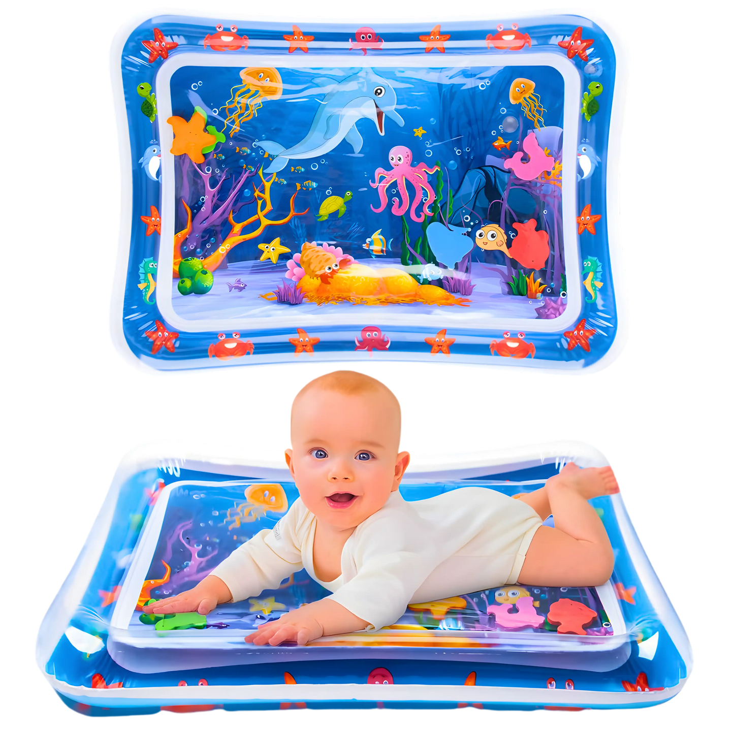 Edukativna vodena podloga za bebe 3u1 - razvoj motorike