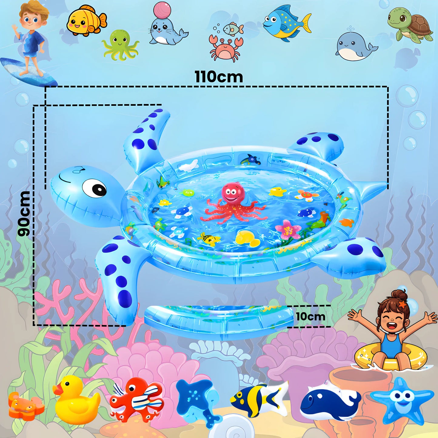 Edukativna Vodena podloga 3U1